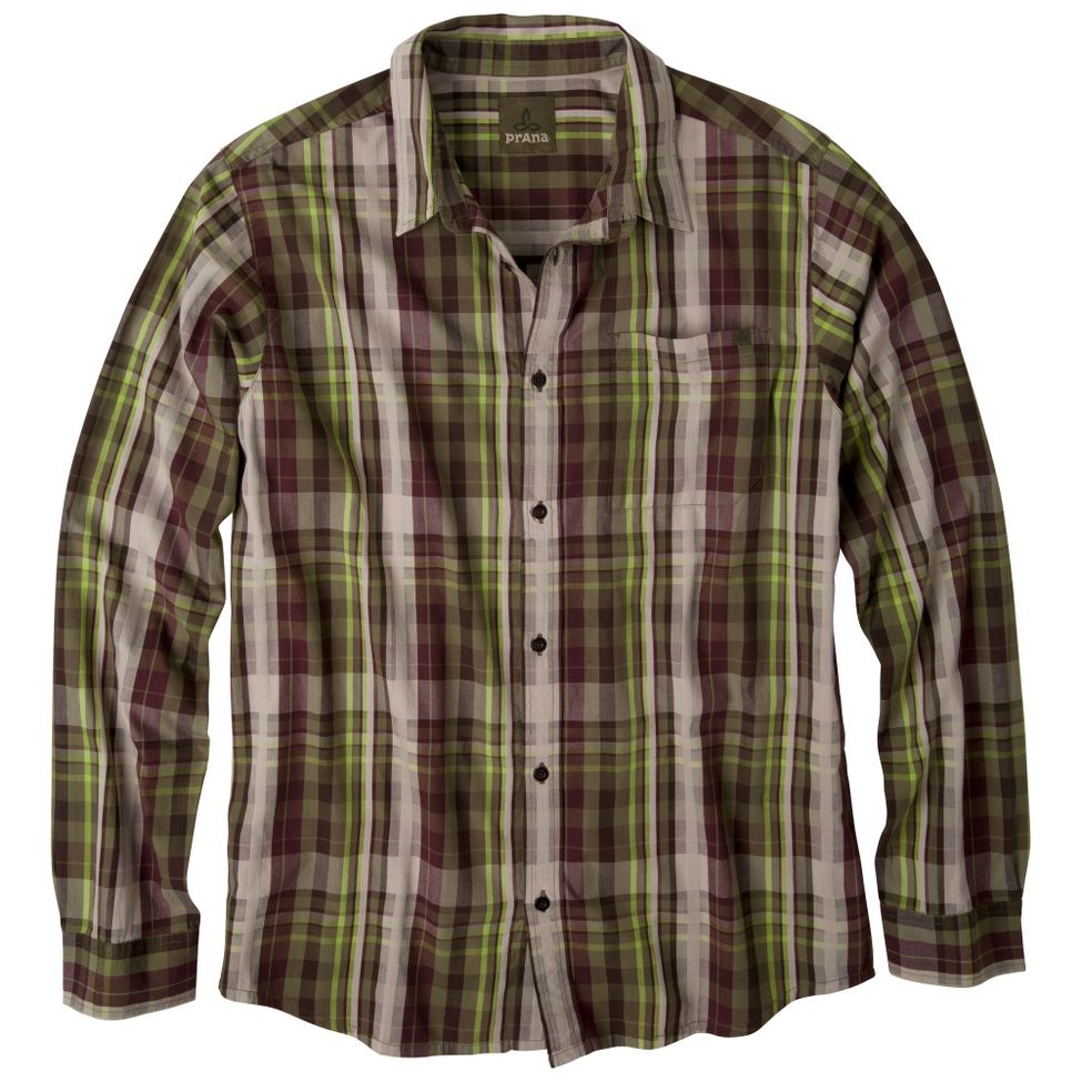 Mens Prana Buckeye Long Sleeve Non-Technical Tops