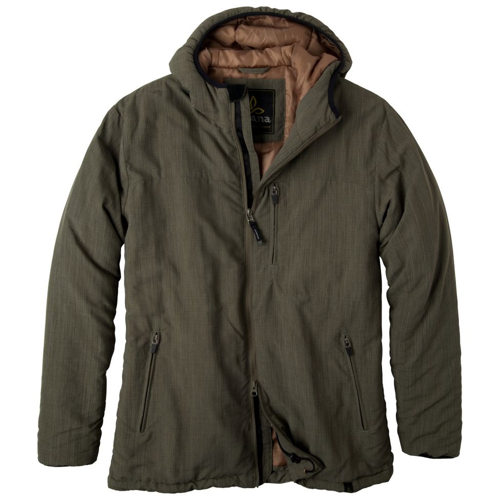 Mens Prana Capitan Warm-Up Unhooded Jackets