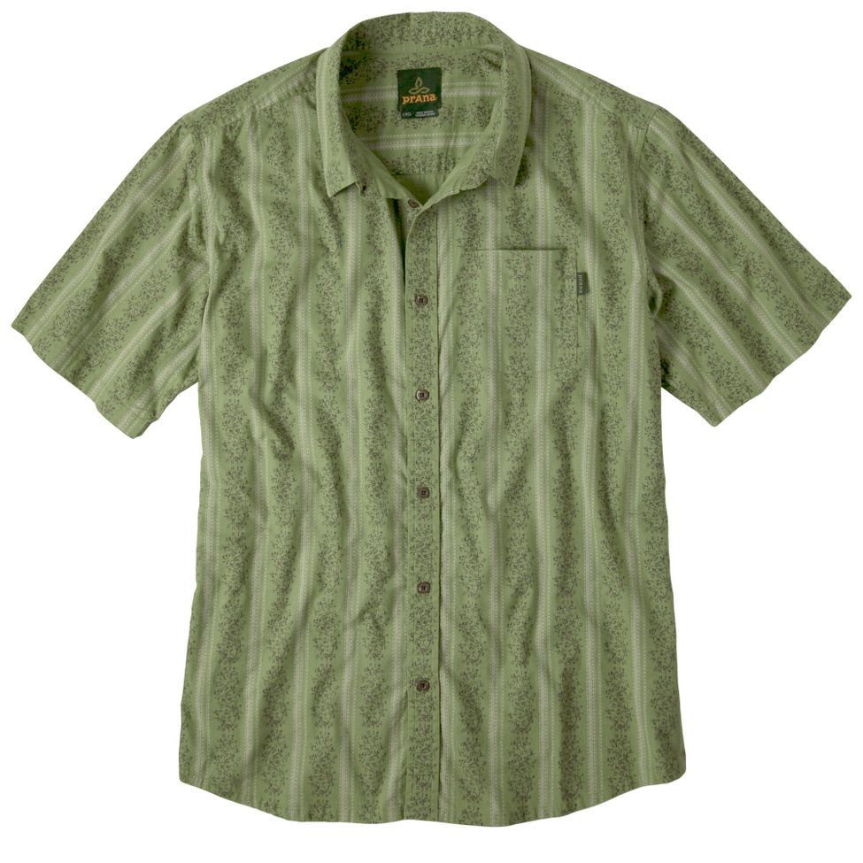 Mens Prana Carbon Short Sleeve Non-Technical Tops