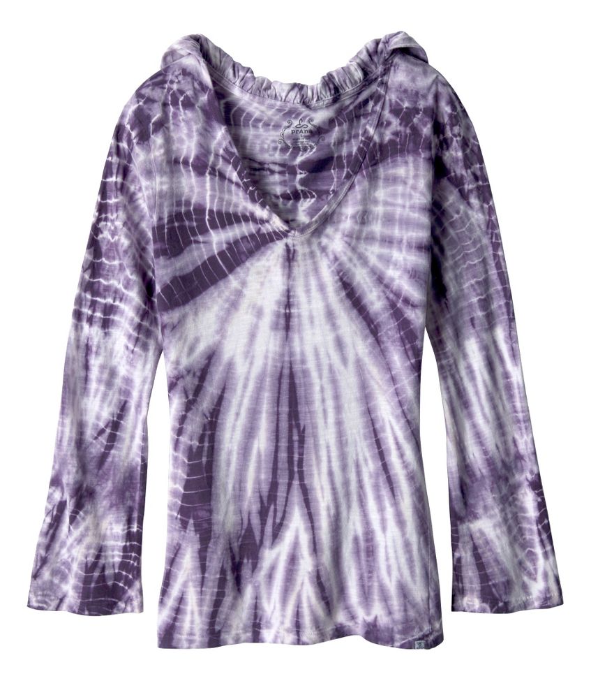 Womens Prana Clara Hoodie Long Sleeve No Zip Technical Tops