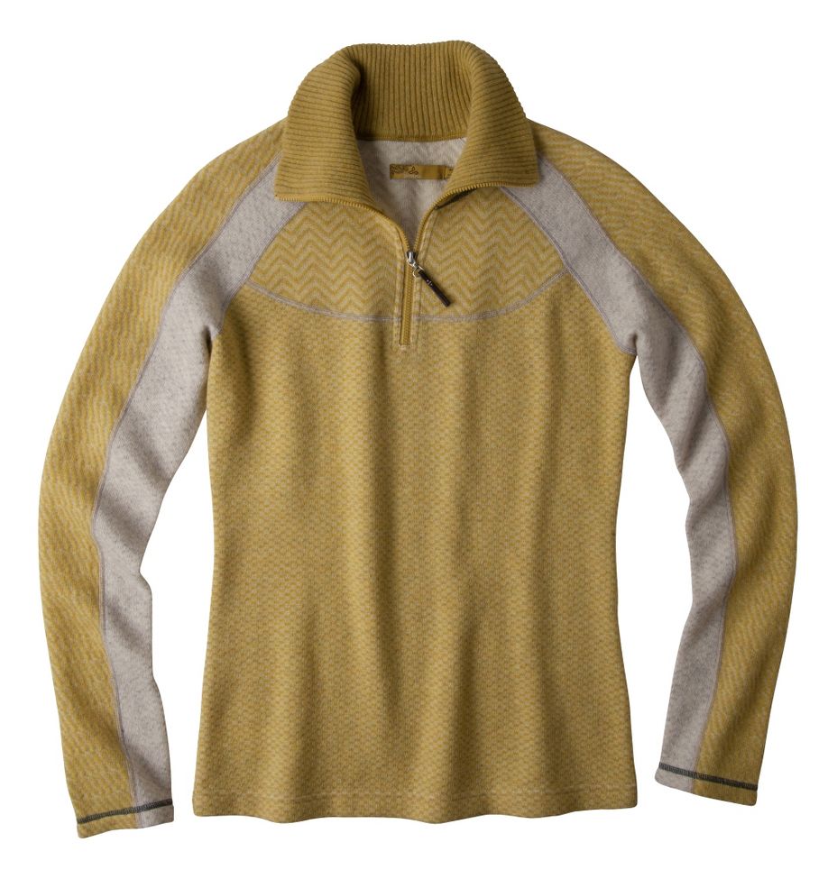 Womens Prana Corrine Sweater Long Sleeve 1/2 Zip Technical Tops