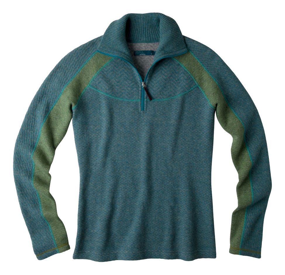Womens Prana Corrine Sweater Long Sleeve 1/2 Zip Technical Tops