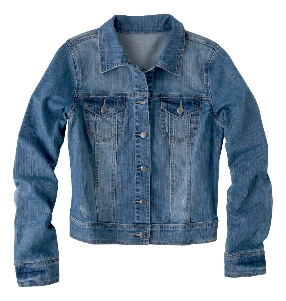 Womens Prana Denim Warm-Up Unhooded Jackets