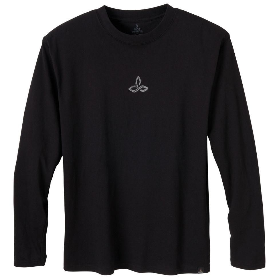 Mens Prana Dri Balance Long Sleeve No Zip Technical Tops
