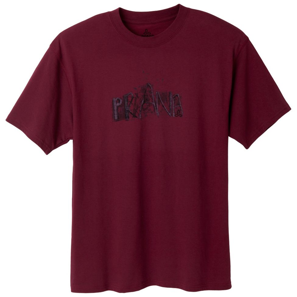 Mens Prana Dri Balance Blank Short Sleeve Technical Tops