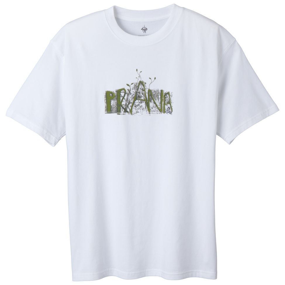 Mens Prana Dri Balance Blank Short Sleeve Technical Tops