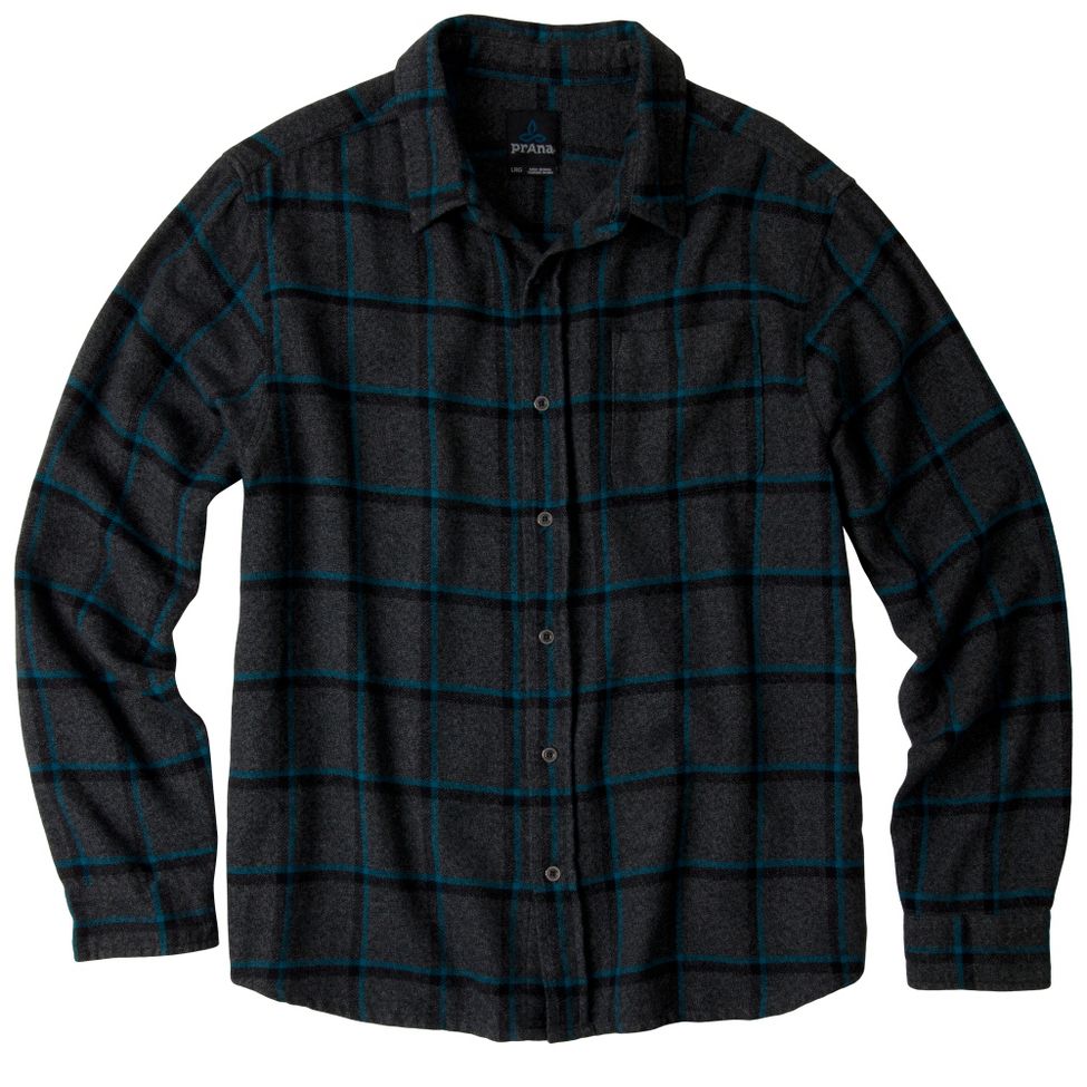 Mens Prana Dutchman Flannel Long Sleeve Non-Technical Tops