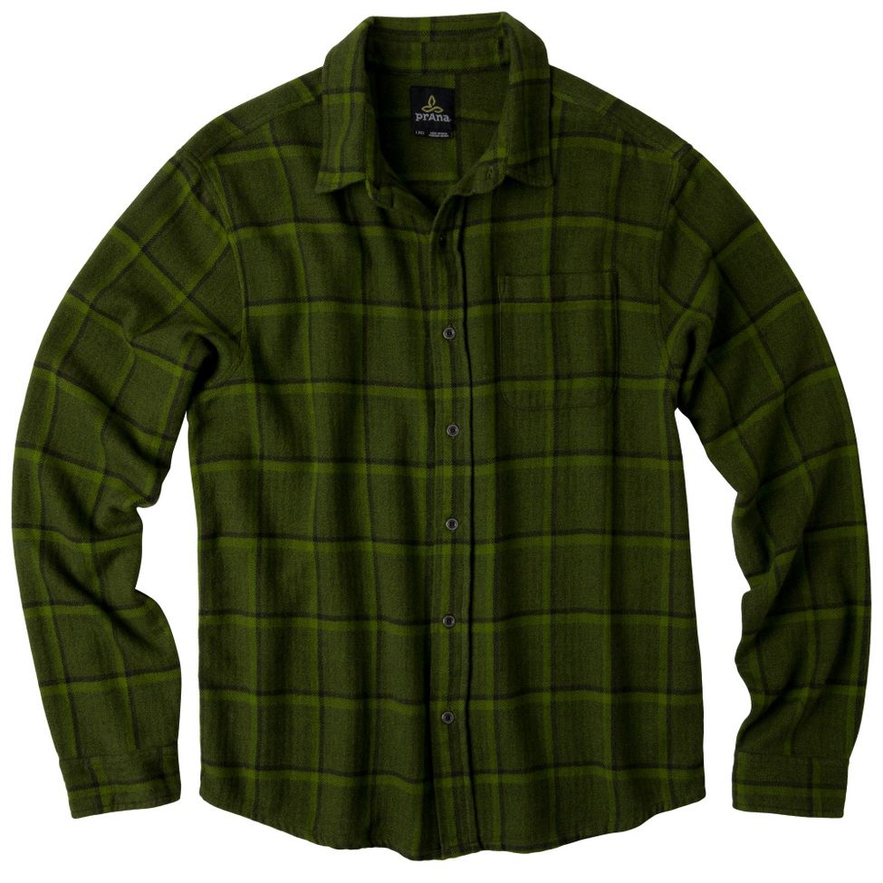 Mens Prana Dutchman Flannel Long Sleeve Non-Technical Tops