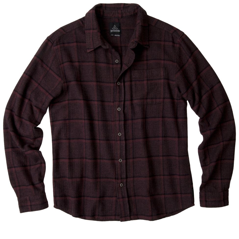 Mens Prana Dutchman Flannel Long Sleeve Non-Technical Tops