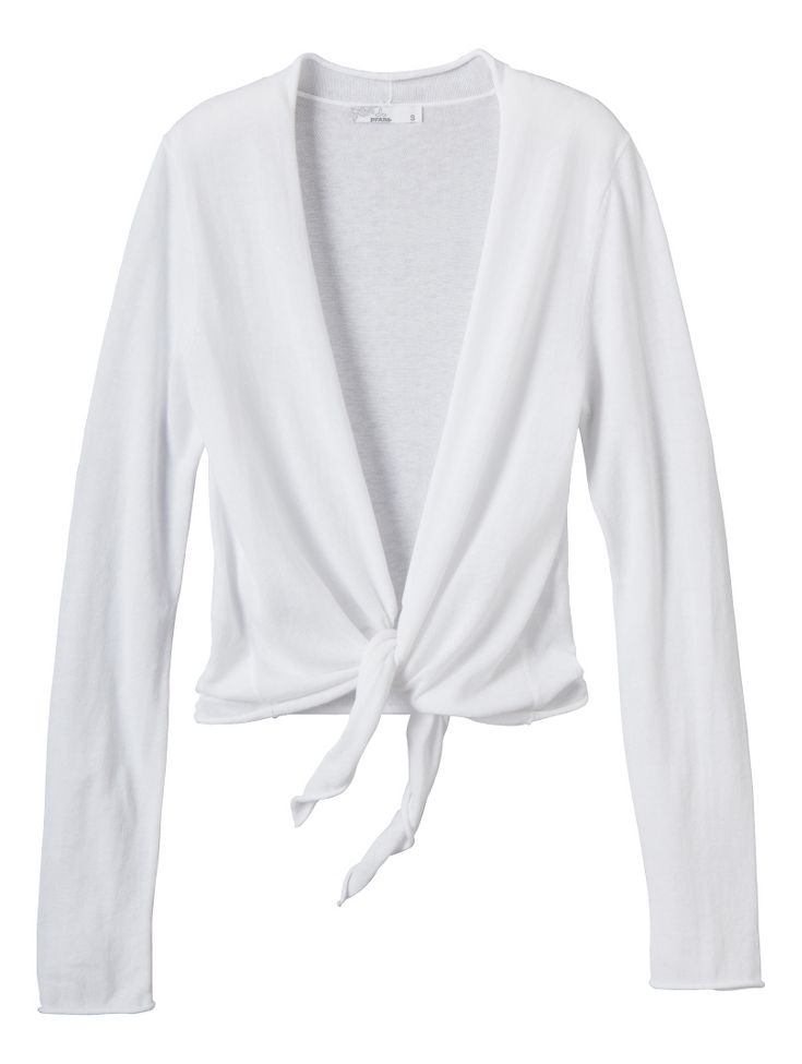 Womens Prana Ginger Wrap Sweater Long Sleeve Non-Technical Tops