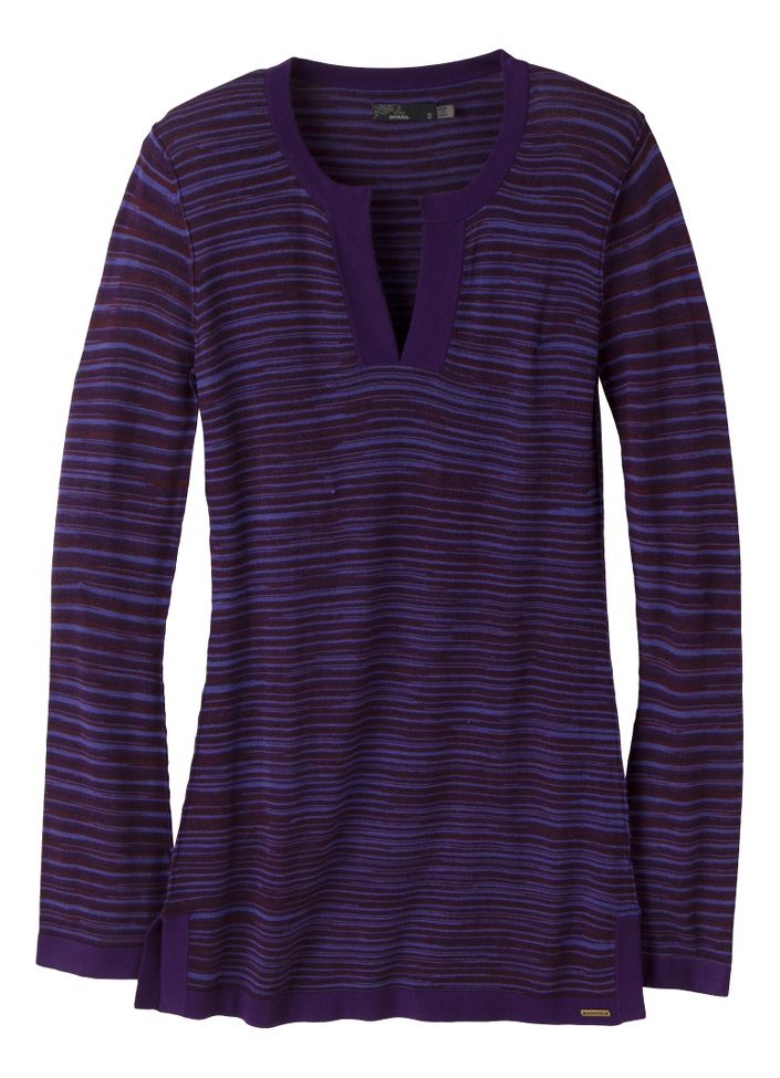 Womens Prana Ingrid Tunic Long Sleeve No Zip Technical Tops