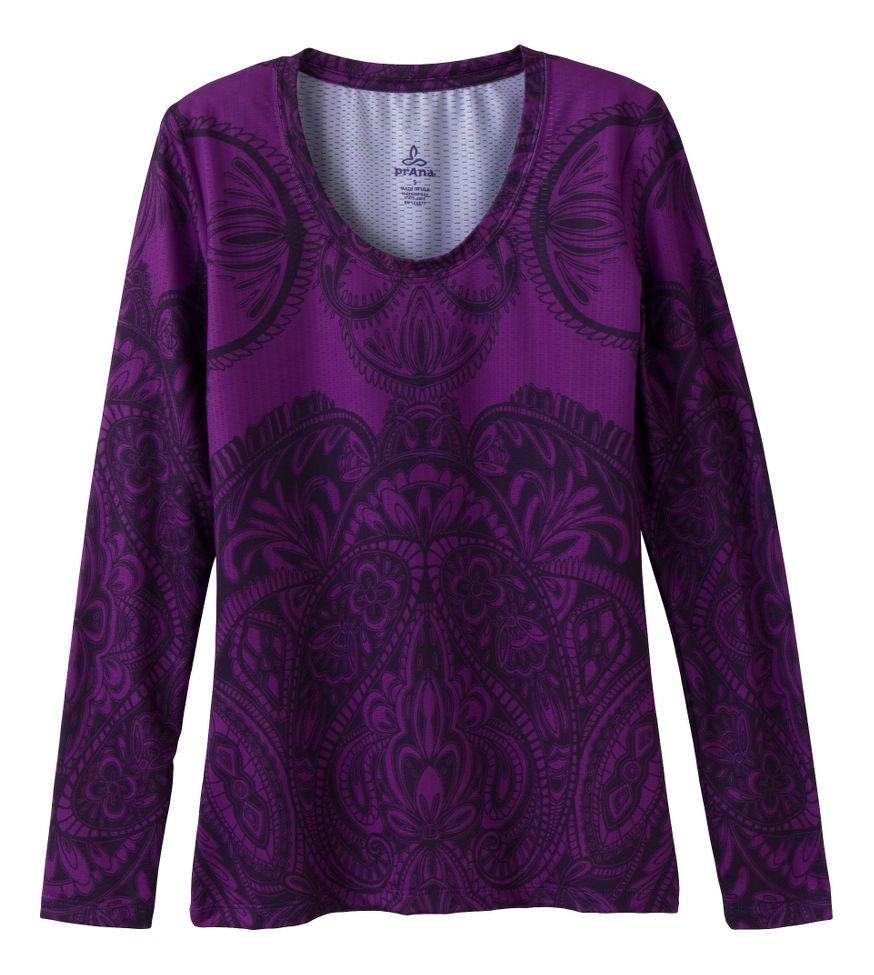 Womens Prana Jessie Long Sleeve No Zip Technical Tops