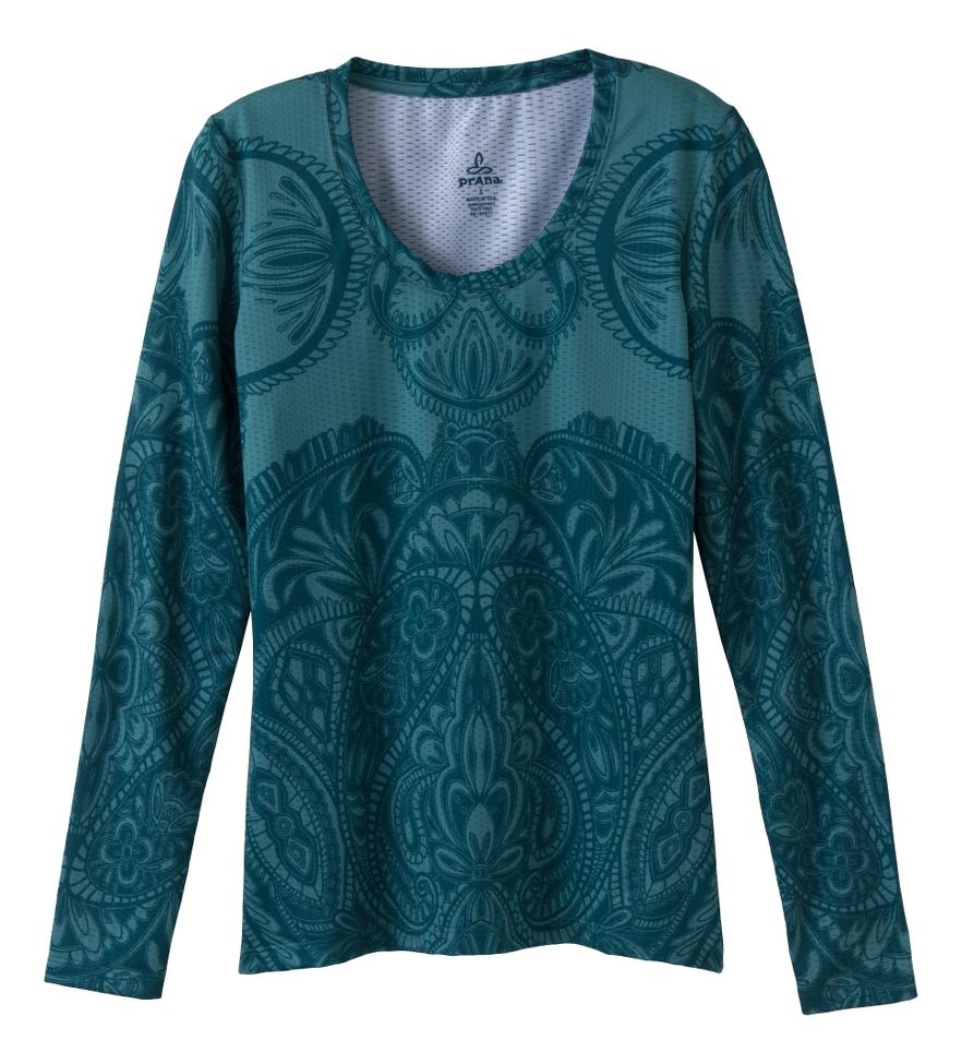 Womens Prana Jessie Long Sleeve No Zip Technical Tops