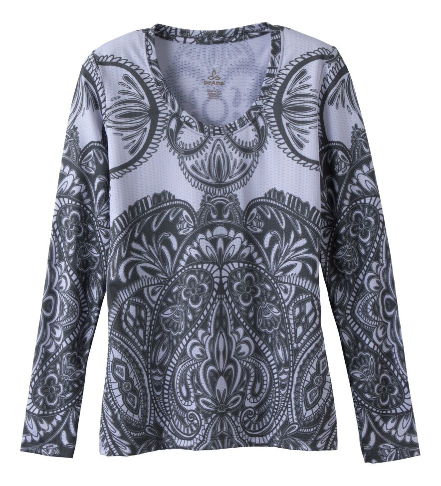 Womens Prana Jessie Long Sleeve No Zip Technical Tops