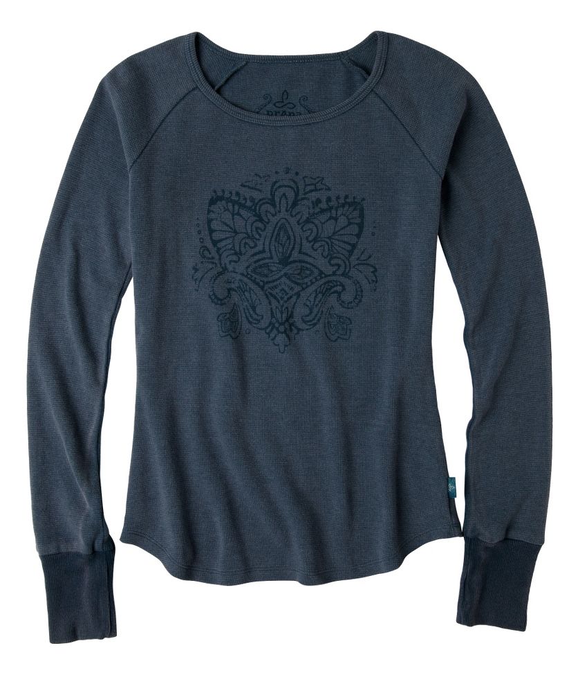 Womens Prana Jill Thermal Long Sleeve No Zip Technical Tops