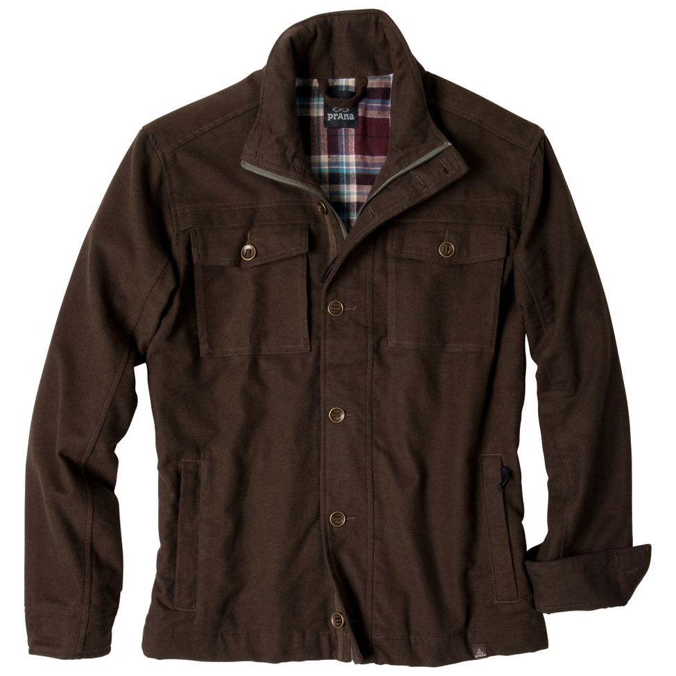 Mens Prana Lawton Warm-Up Unhooded Jackets