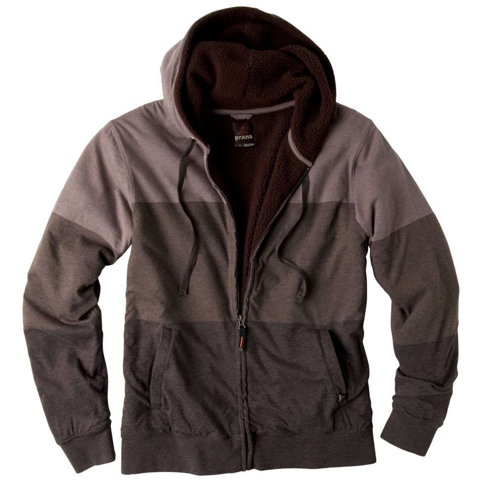 Mens Prana Lineage Hoody Warm-Up Hooded Jackets