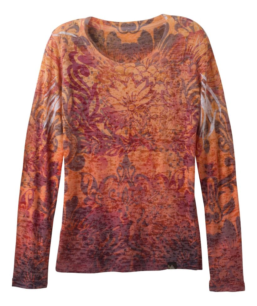 Womens Prana Lotus Tee Long Sleeve No Zip Technical Tops