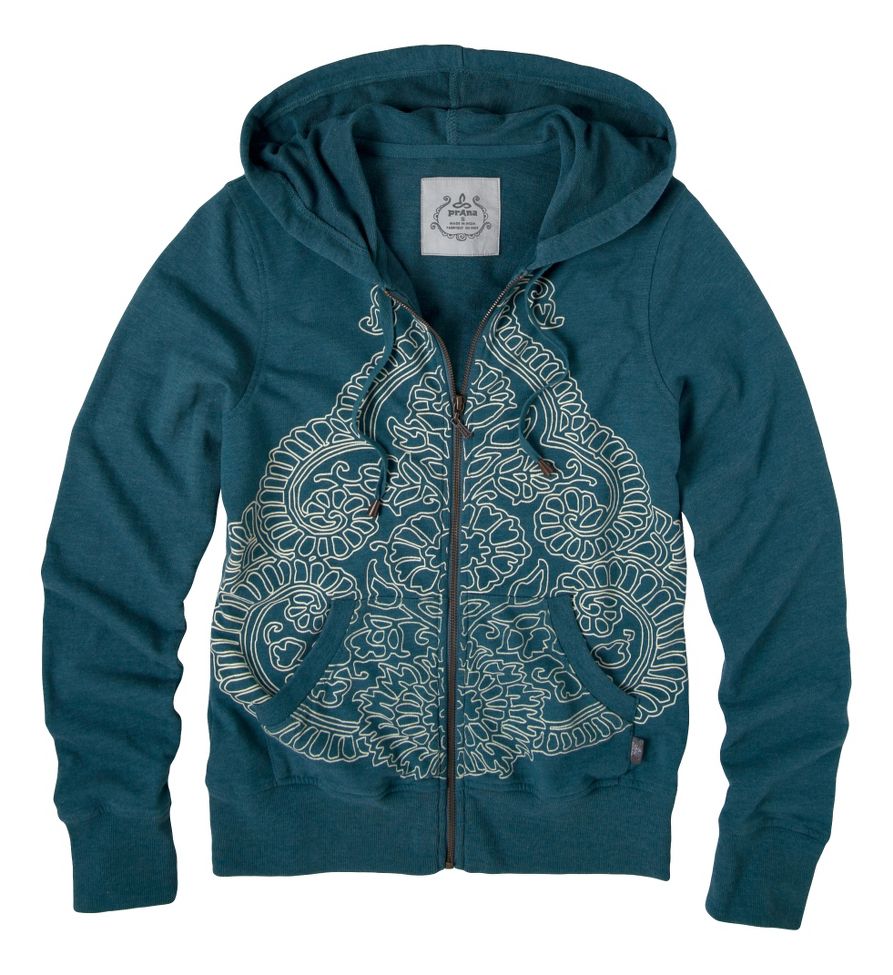 Womens Prana Mandie Hoodie Warm-Up Hooded Jackets