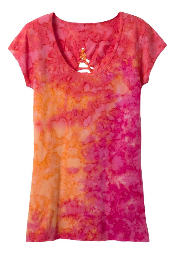 Womens Prana Meg Tee Short Sleeve Non-Technical Tops