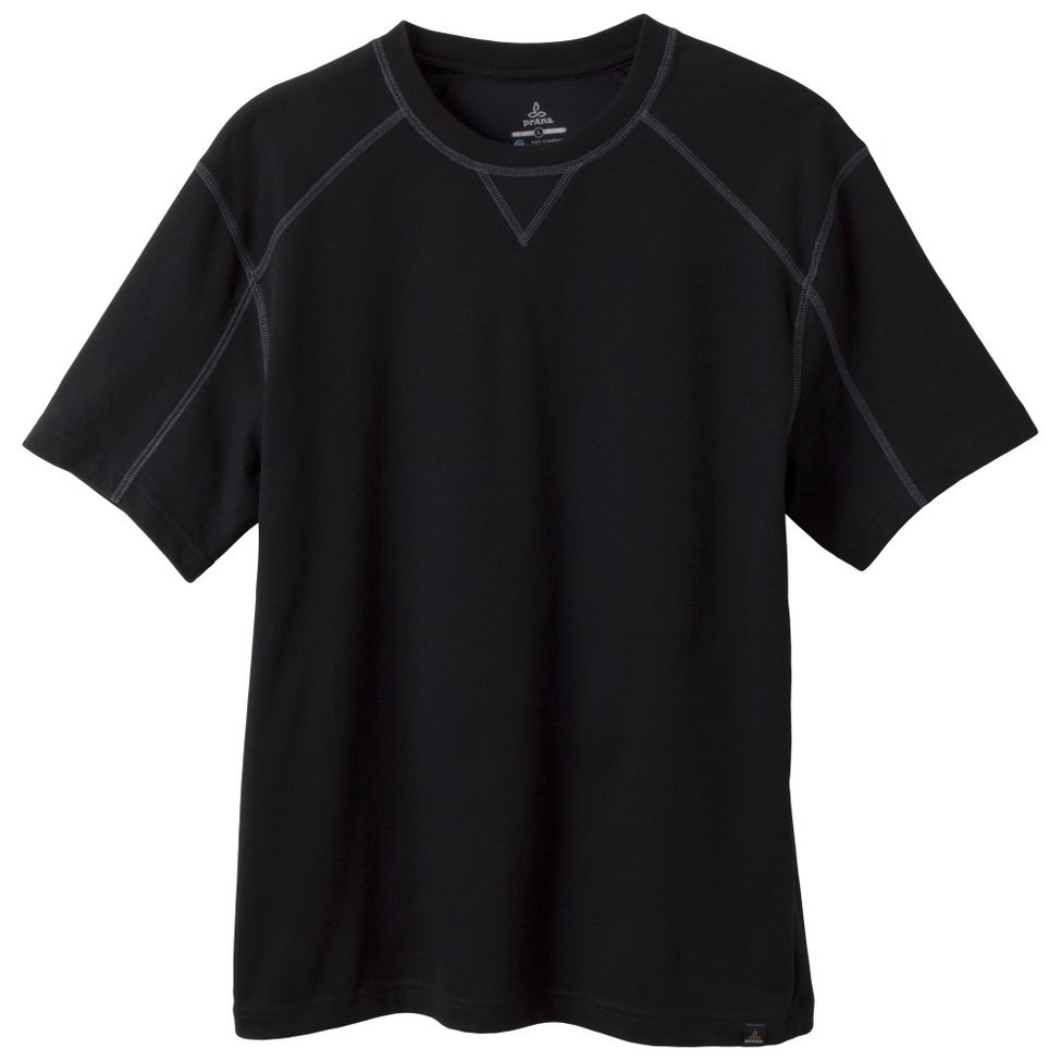 Mens Prana Neo Crew Short Sleeve Technical Tops