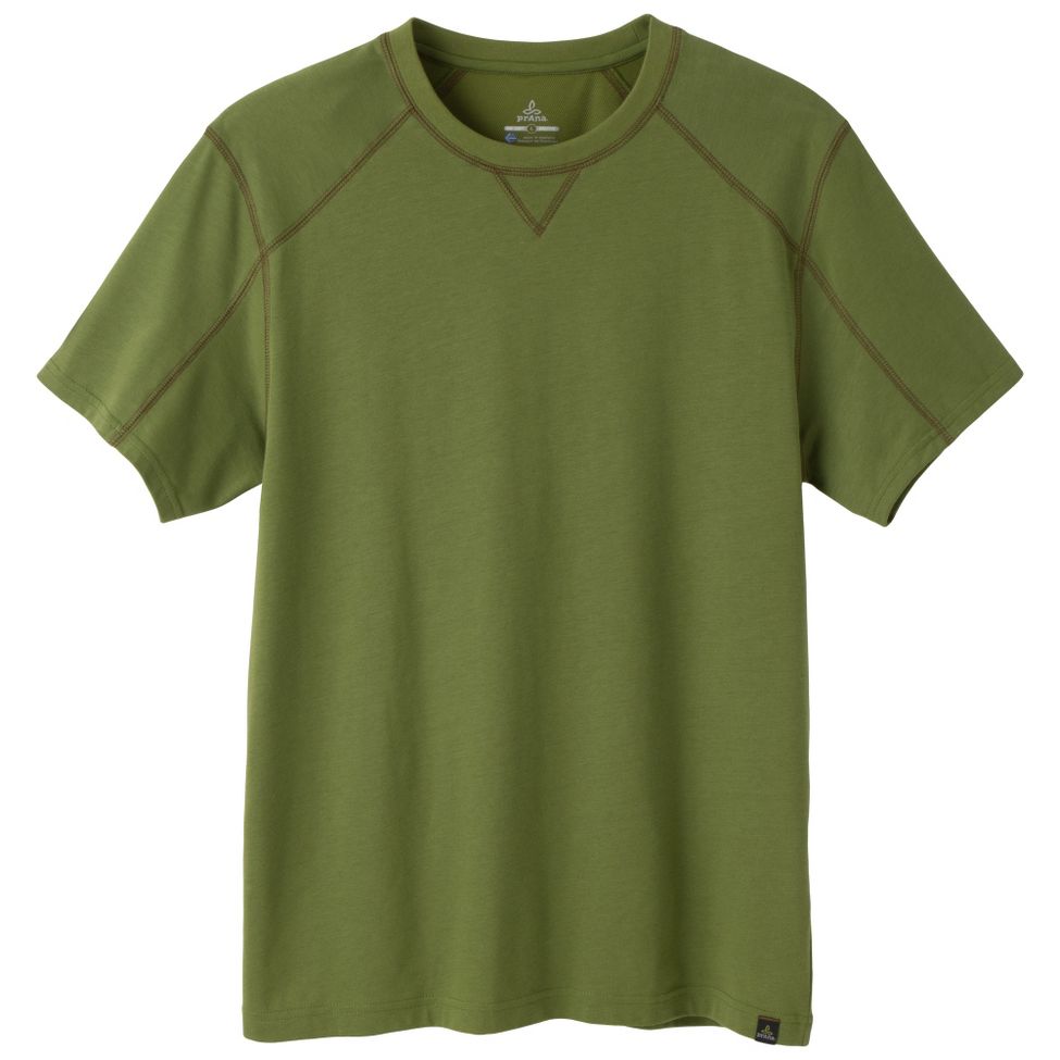 Mens Prana Neo Crew Short Sleeve Technical Tops