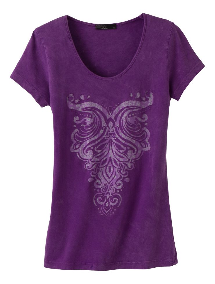 Womens Prana Onyx Tee Short Sleeve Non-Technical Tops
