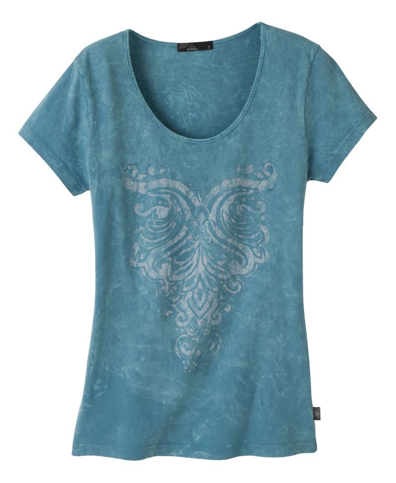 Womens Prana Onyx Tee Short Sleeve Non-Technical Tops