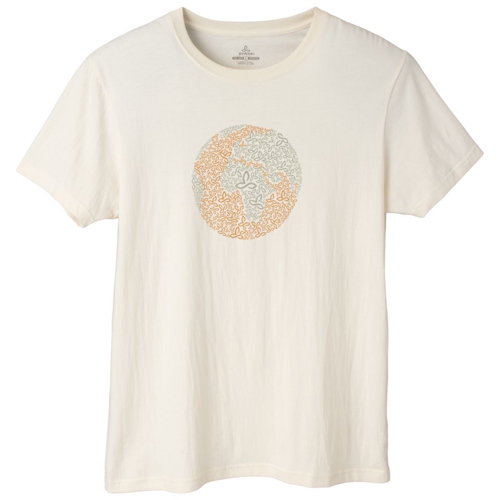 Mens Prana Organic Crew Neck T Short Sleeve Non-Technical Tops