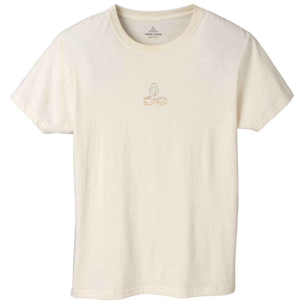 Mens Prana Organic Crew Neck T Short Sleeve Non-Technical Tops