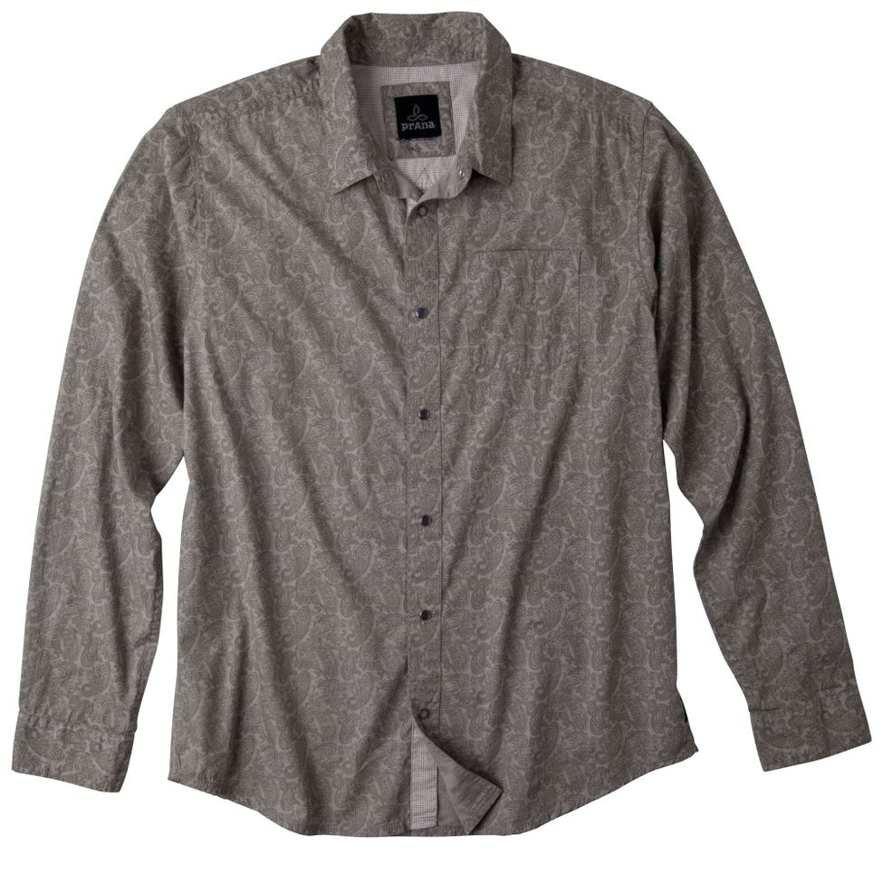 Mens Prana Patterson Long Sleeve Non-Technical Tops