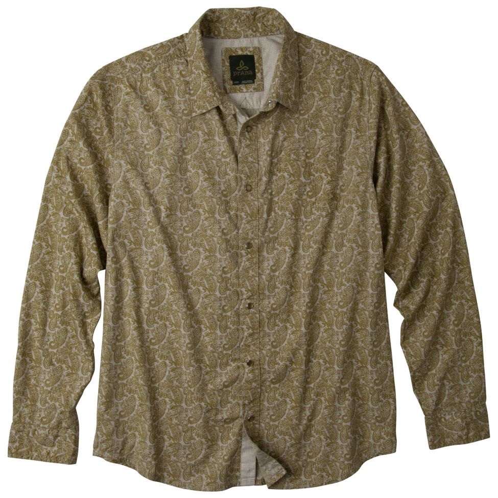 Mens Prana Patterson Long Sleeve Non-Technical Tops