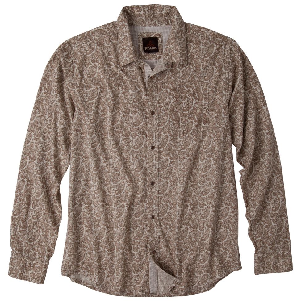 Mens Prana Patterson Long Sleeve Non-Technical Tops
