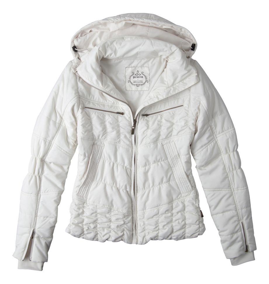 Womens Prana Powder Parka Warm-Up Hooded Jackets