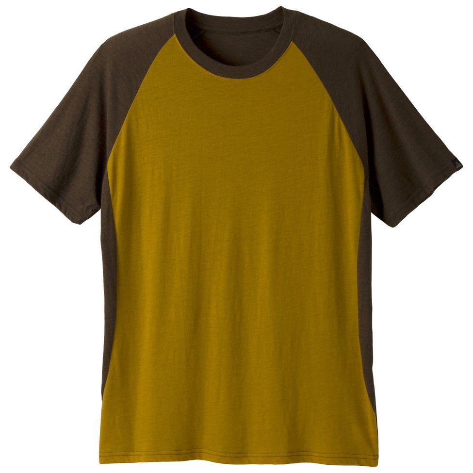 Mens Prana Quest Crew Short Sleeve Technical Tops
