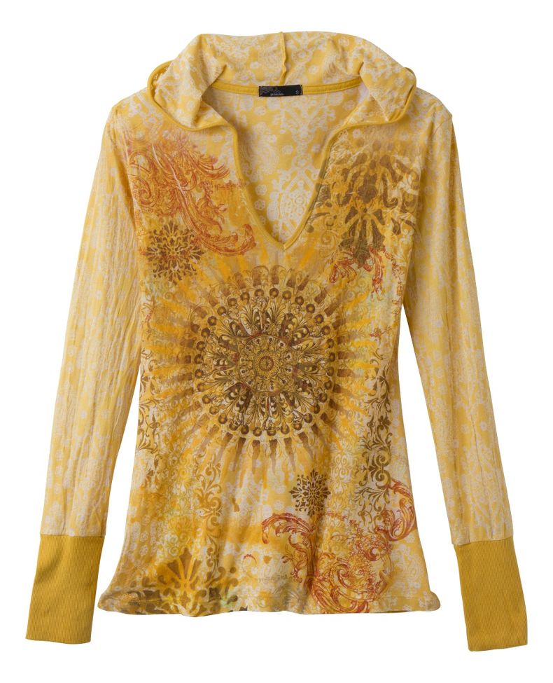 Womens Prana Rapture Hoodie Long Sleeve No Zip Technical Tops