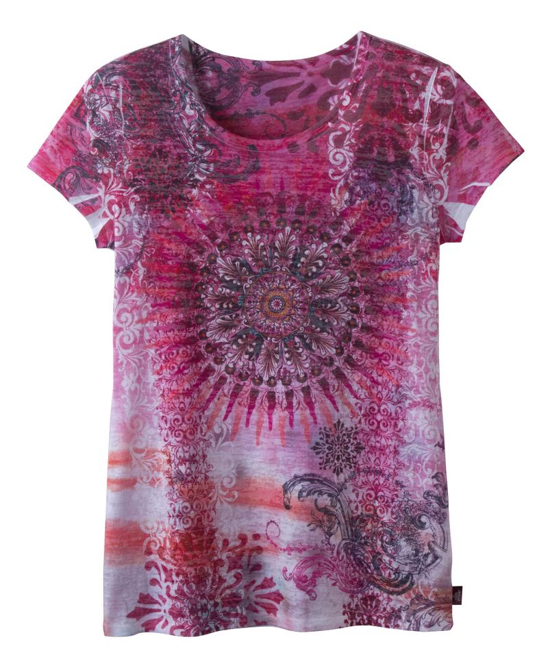 Womens Prana Rapture Tee Short Sleeve Technical Tops
