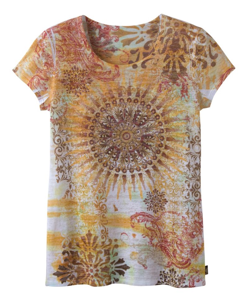 Womens Prana Rapture Tee Short Sleeve Technical Tops
