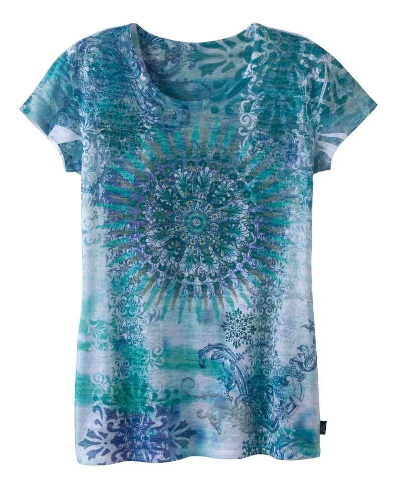 Womens Prana Rapture Tee Short Sleeve Technical Tops