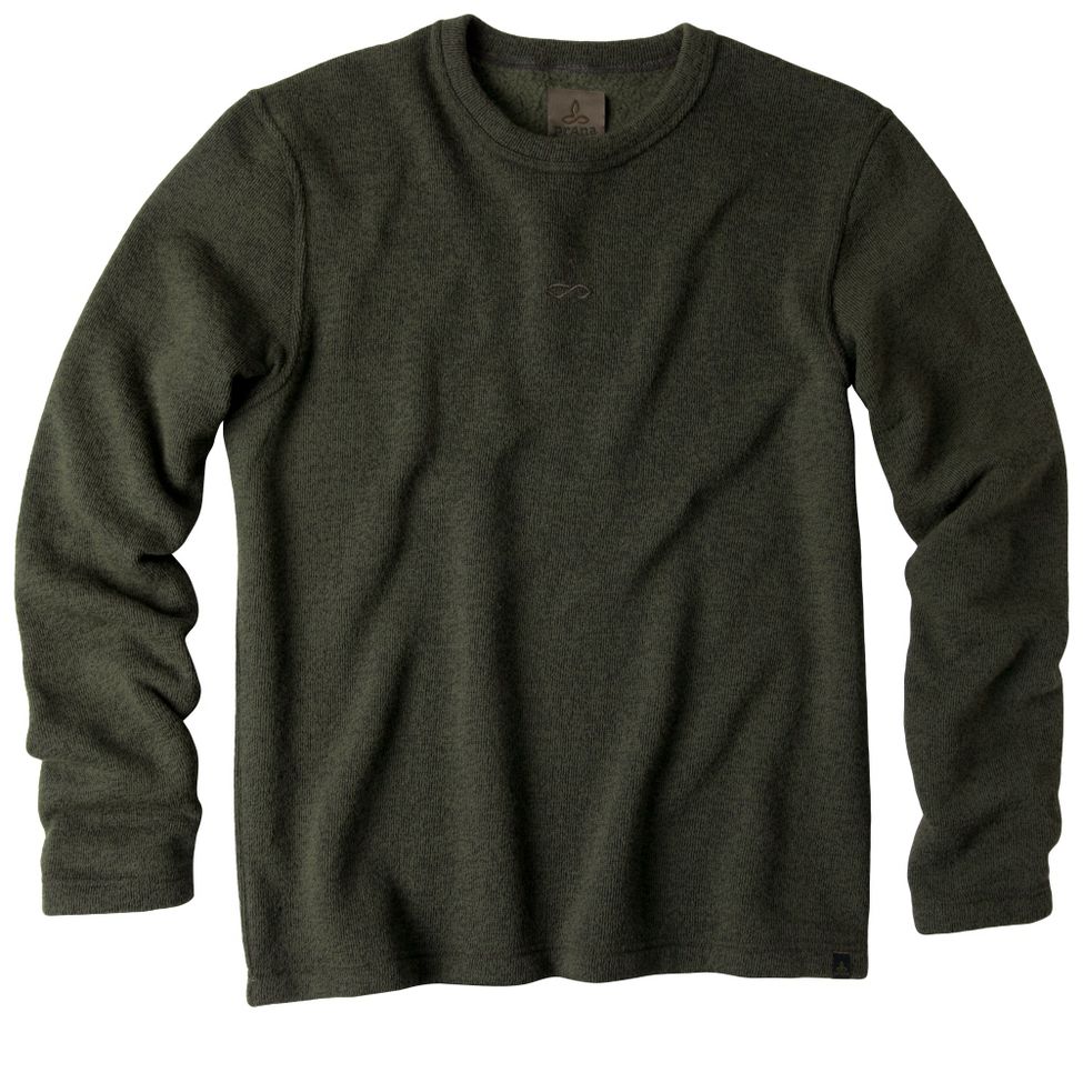 Mens Prana Sherpa Crew Long Sleeve Non-Technical Tops