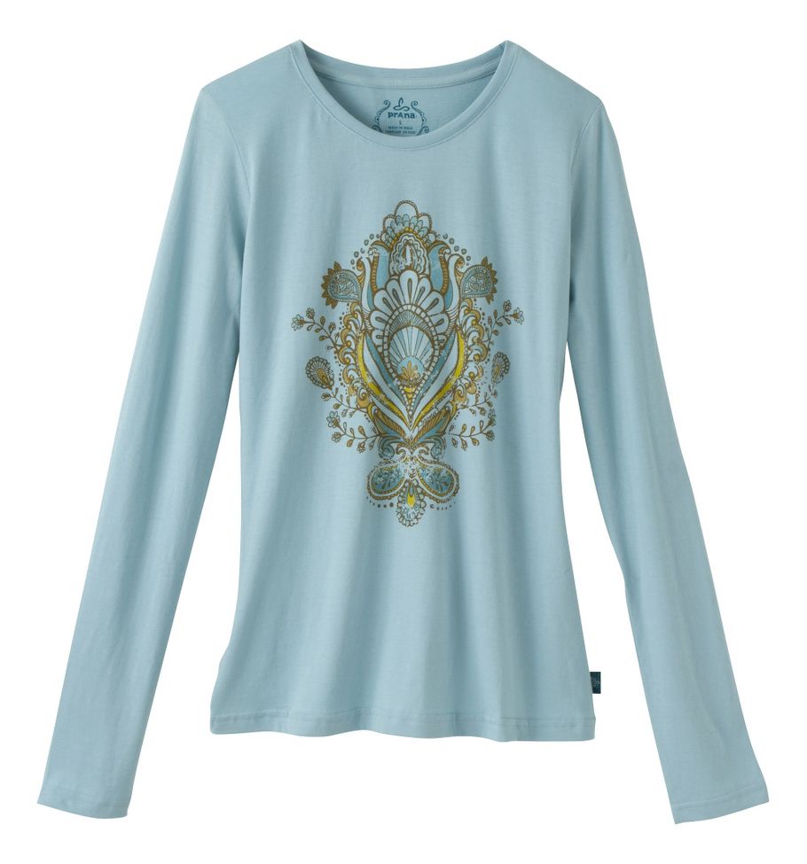 Womens Prana Soul Tee Long Sleeve Non-Technical Tops