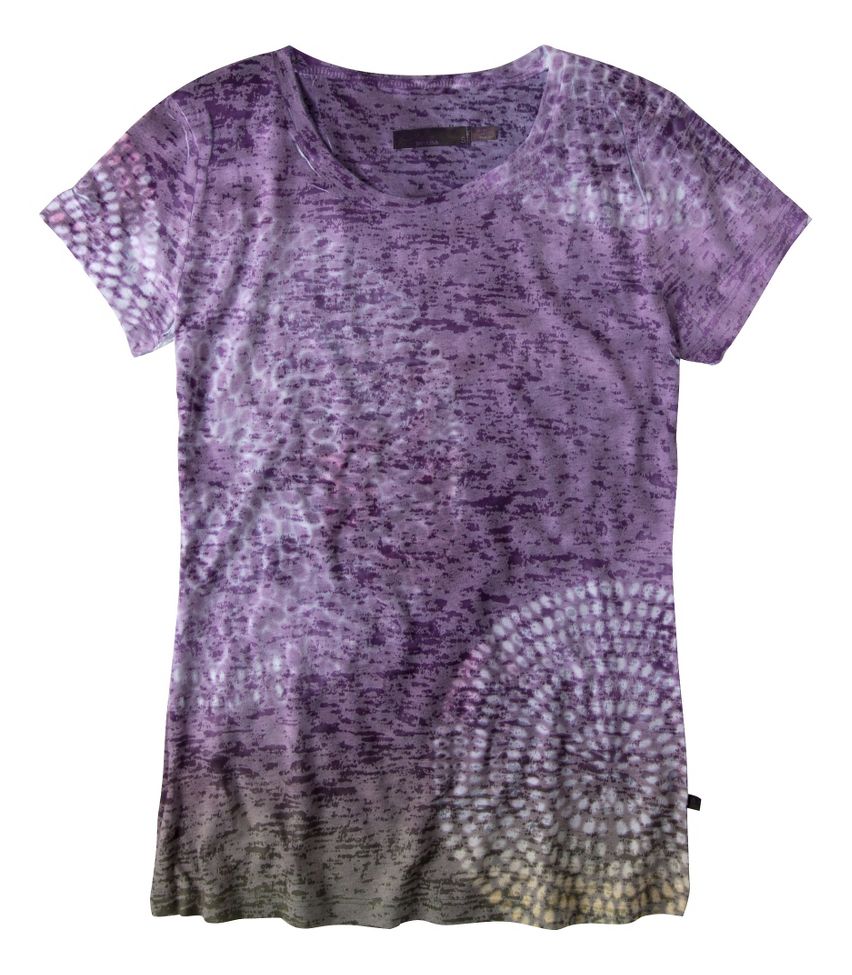 Womens Prana Spiral Tee Short Sleeve Non-Technical Tops