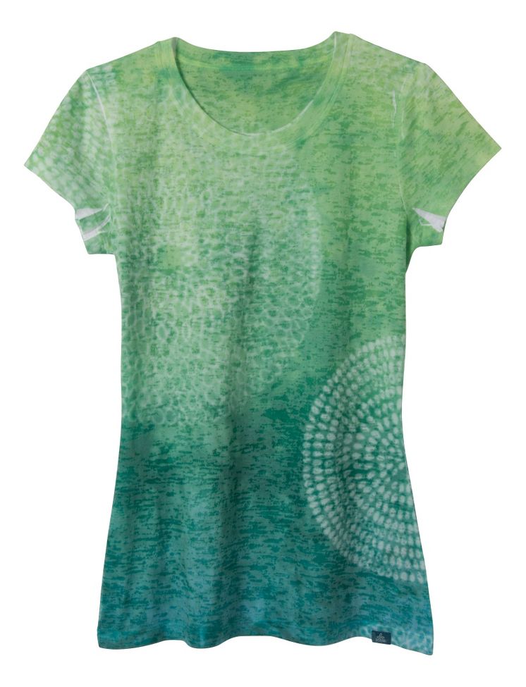 Womens Prana Spiral Tee Short Sleeve Non-Technical Tops