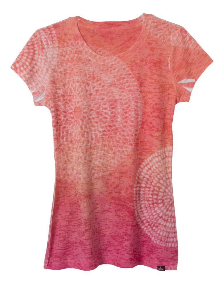 Womens Prana Spiral Tee Short Sleeve Non-Technical Tops