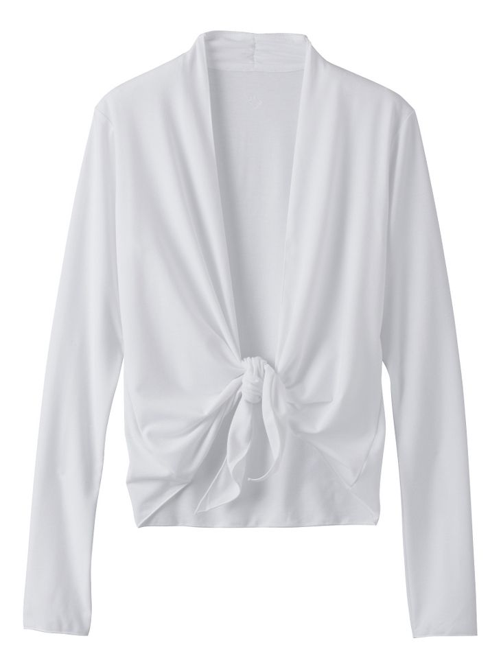 Womens Prana Veeda Wrap Long Sleeve Non-Technical Tops