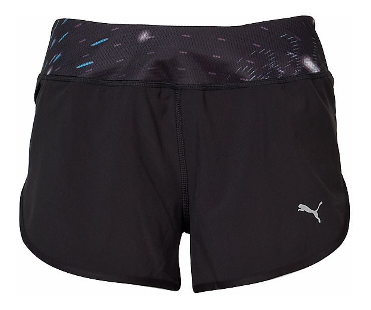 Womens Puma Graphic Waist Lined Shorts
