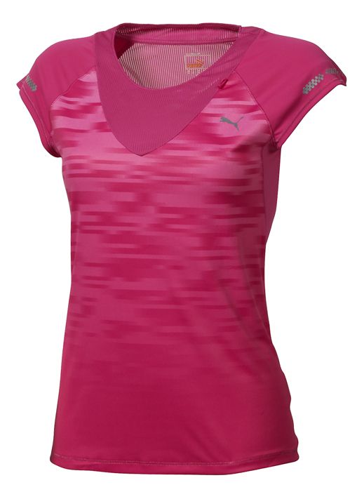 Womens Puma Graphic Tee Tanks Technical Tops