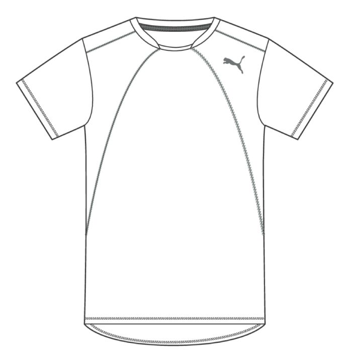 Mens Puma Multi Poly Tee Short Sleeve Technical Tops