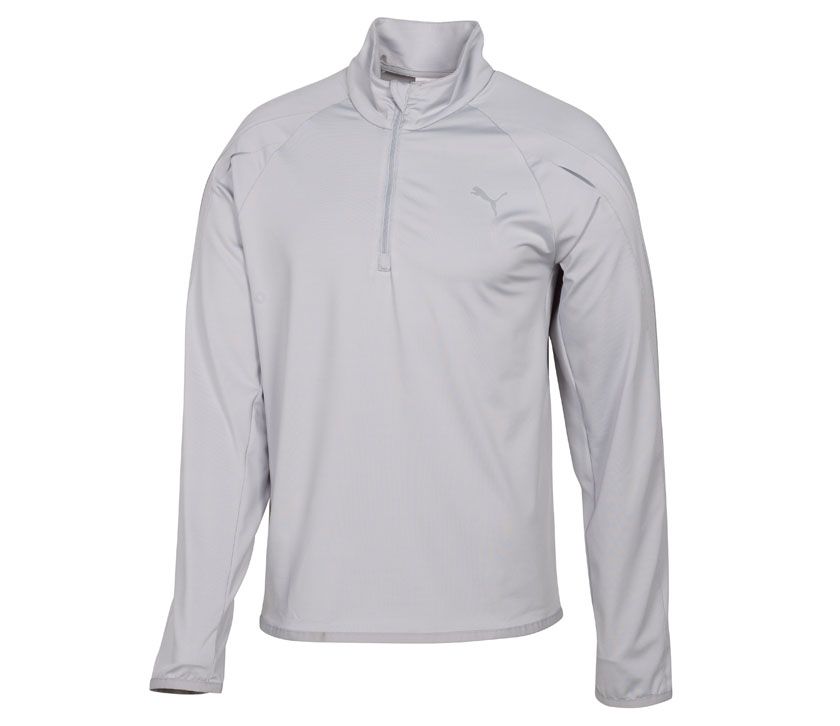 Mens Puma Race LS Long Sleeve 1/2 Zip Technical Tops