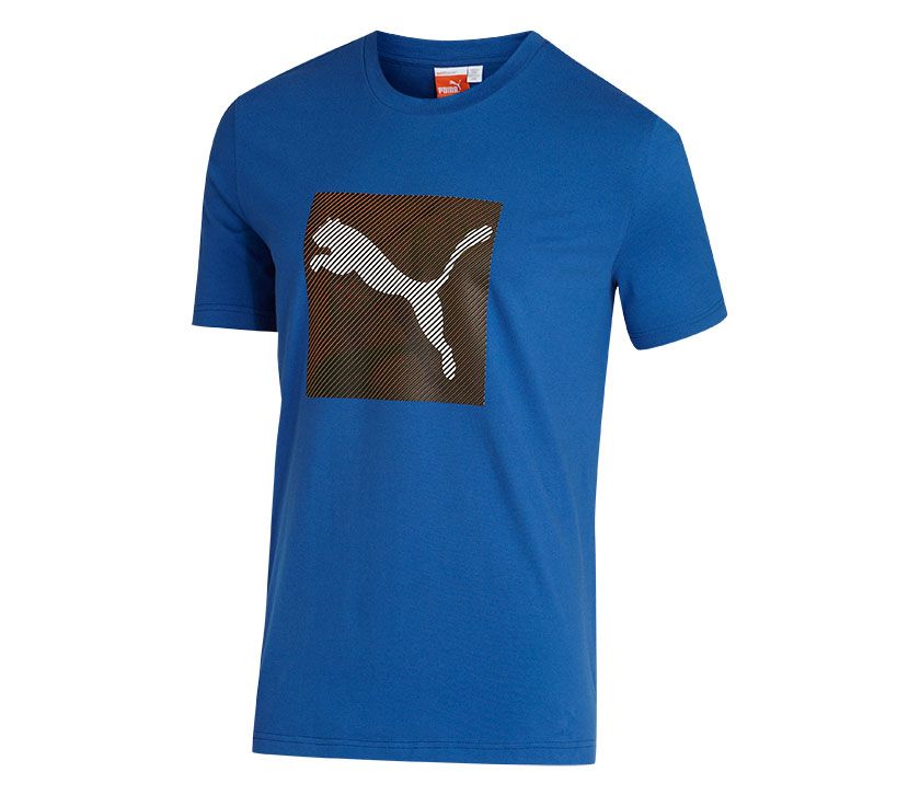 Mens Puma Performance Graphic Tee Short Sleeve Non-Technical Tops